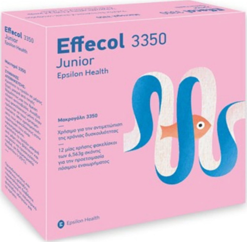 Epsilon Health Effecol 3350 Junior για την Παιδική Δυσκοιλιότητα 24 φακελίσκοι