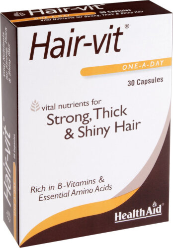 Health Aid Health Aid Hair-Vit Συμπλήρωμα Διατροφής Για τα Μαλλιά 30 κάψουλες