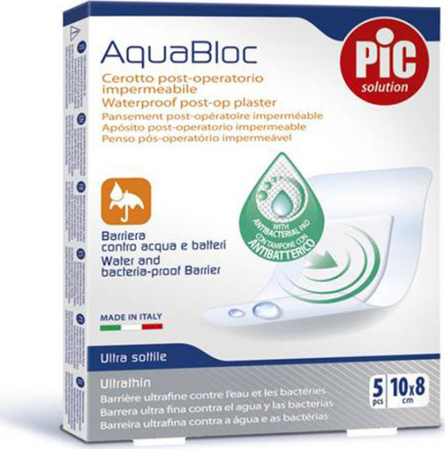 PiC Solution Solution AquaBloc Αδιάβροχα Επιθέματα 10x8cm 5τμχ