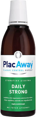 PlacAway Daily Strong Στοματικό Διάλυμα Καθημερινής Προστασίας με Δροσερή Γεύση Δυόσμου 500ml
