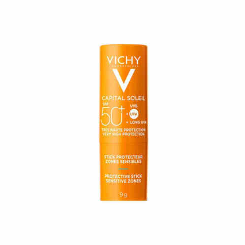 Vichy Ideal Soleil for Sensitive Areas Αδιάβροχο Αντηλιακό Stick Προσώπου SPF50 9gr