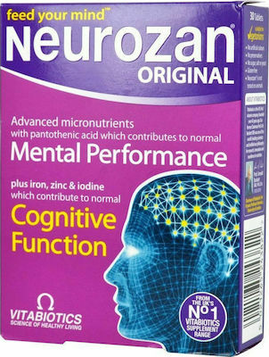 Vitabiotics Neurozan Original Συμπλήρωμα για την Μνήμη 30 ταμπλέτες