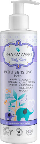 Pharmasept Baby Care Extra Sensitive Bath με Χαμομήλι με Αντλία 250ml