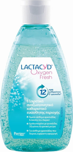 Lactacyd Oxygen Fresh Ultra Refreshing Intimate Wash Gel Καθαρισμού 200ml