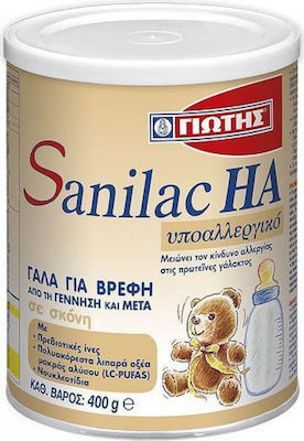 Γιώτης Γάλα σε Σκόνη Sanilac HA 0m+ 400gr