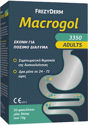 Frezyderm Macrogol 3350 Adults Συμπτωματική Θεραπεία της Δυσκοιλιότητας, 20x10g φακελίσκοι