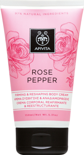 Apivita Rose Pepper Κρέμα για Σύσφιξη Γλουτών Firming & Reshaping 150ml