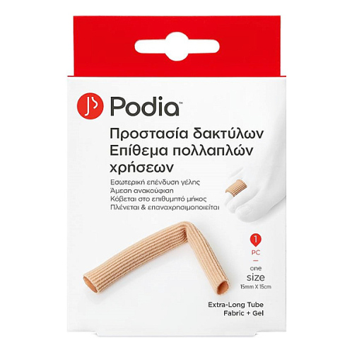 Podia Extra-Long Tube Fabric + Gel Προστασία Δακτύλων - Επίθεμα Πολλαπλών Χρήσεων