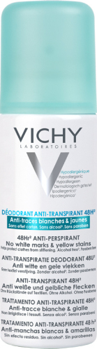 Vichy No White Marks & Yellow Stains Αποσμητικό 48h σε Spray 125ml