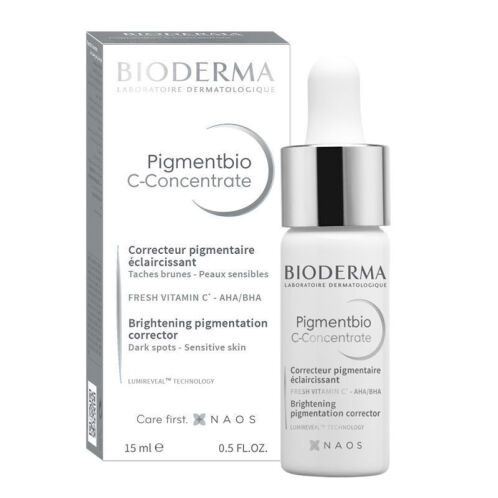 Bioderma Bioderma Pigmentbio C-Concentrate Serum για Την Μείωση Καφέ Κηλίδων, Απολέπιση & Πρόληψη Γήρανσης, 15ml
