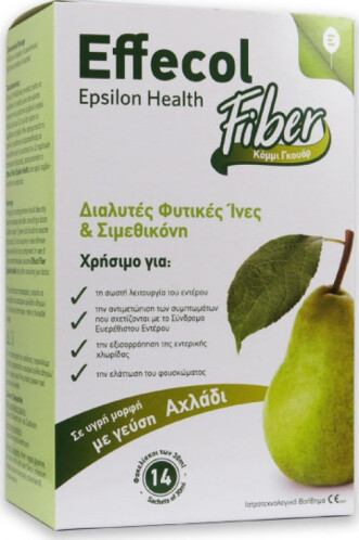 Epsilon Health | Effecol Fiber | Φυτικές Ίνες για Σωστή Εντερική Λειτουργία | 14 φακελίσκοι x 30ml