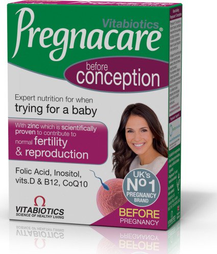 Vitabiotics Pregnacare Conception Συμπλήρωμα Διατροφής Που Ενισχύει Την Αναπαραγωγική Υγεία της Γυναίκας 30 ταμπλέτες