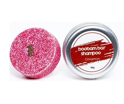 Boobam Shampoo Bar Red Cinammon - Στερεό Σαμπουάν Κανέλα 60g