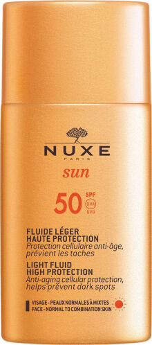 Nuxe Sun Αδιάβροχη Αντηλιακή Κρέμα Προσώπου SPF50 50ml