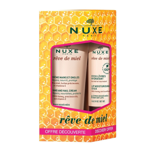 Nuxe Nuxe Promo Reve De Miel Σετ Περιποίησης για Ενυδάτωση με Lip Balm & Κρέμα Χεριών