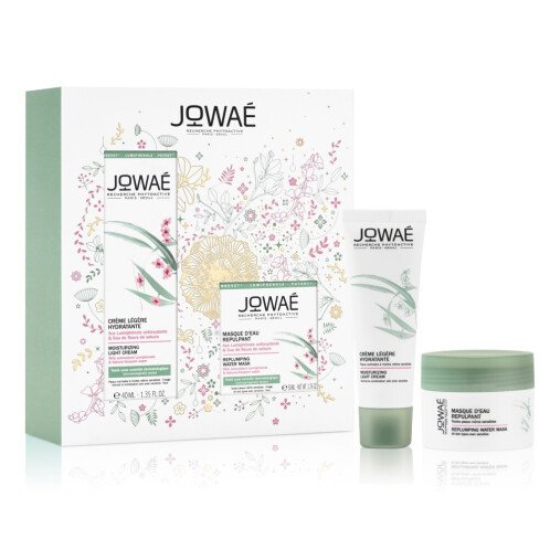 Jowae Xmas Promo Με Moisturizing Light Face Cream Ενυδατική Κρέμα 40ml & Replumping Water Face Mask Υδάτινη Μάσκα Αναδόμησης 50ml