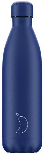 Chilly's Monochrome Μπουκάλι Θερμός Blue All Matte 750ml