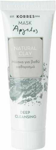 Korres Μάσκα Natural Clay με Άργιλο για Βαθύ Καθαρισμό 18ml