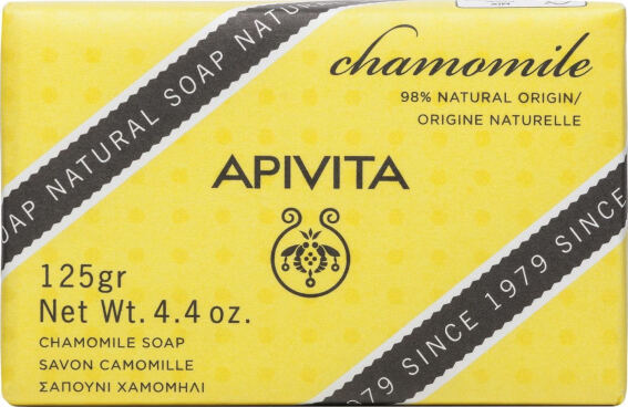 Apivita Natural Soap Chamomile Σαπούνι με Χαμομήλι 125g