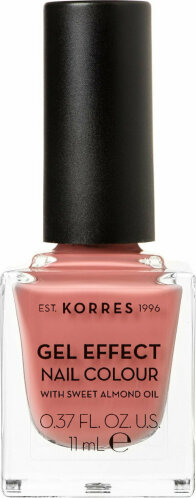 Korres Gel Effect Gloss Βερνίκι Νυχιών Μακράς Διαρκείας Ροζ 36 Misty Rose 11ml