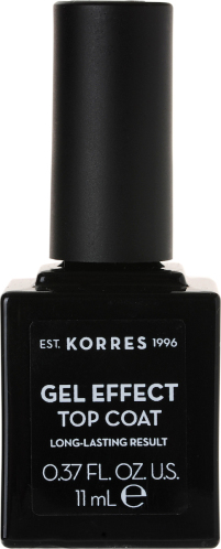 Korres Gel Effect Nail Colour Top Coat για Απλά Βερνίκια 11ml