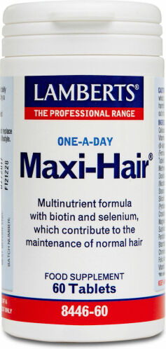 Lamberts Maxi Hair Φόρμουλα κατά της Τριχόπτωσης & Ενδυνάμωσης των Μαλλιών 60 Κάψουλες