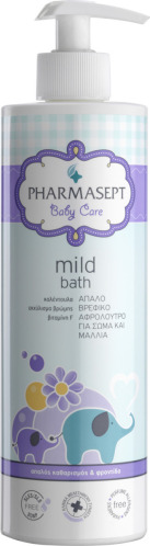Pharmasept Baby Care Mild Bath Βρεφικό Αφρόλουτρο για Σώμα και Μαλλιά με Αντλία 500ml