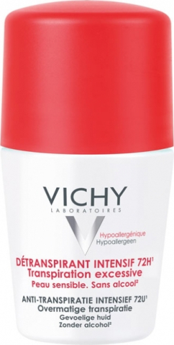 Vichy Stress Resist Anti-perspirant Treatment Αποσμητικό για Υπερβολική Εφίδρωση 72h σε Roll-On 50ml