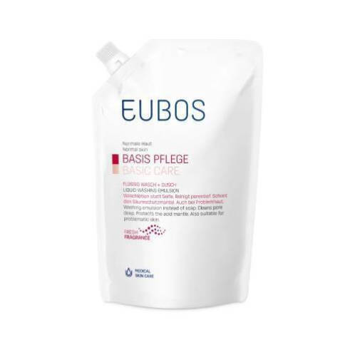 Eubos Refill Liquid Washing Emulsion, Υγρό Καθαρισμού Προσώπου/Σώματος 400ml
