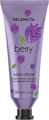 Helenvita Berry Hand Cream Ενυδατική Κρέμα Χεριών Με Εκχύλισμα Μύρτιλου 30ml