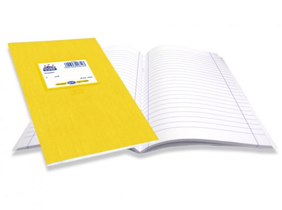 Skag Σετ Τετράδιο Ριγέ Β5 50φυλλο Super Διεθνές Color Κίτρινο 10τμχ