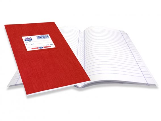 Skag Σετ Τετράδιο Ριγέ Β5 50φυλλο Super Διεθνές Color Κόκκινα 10τμχ