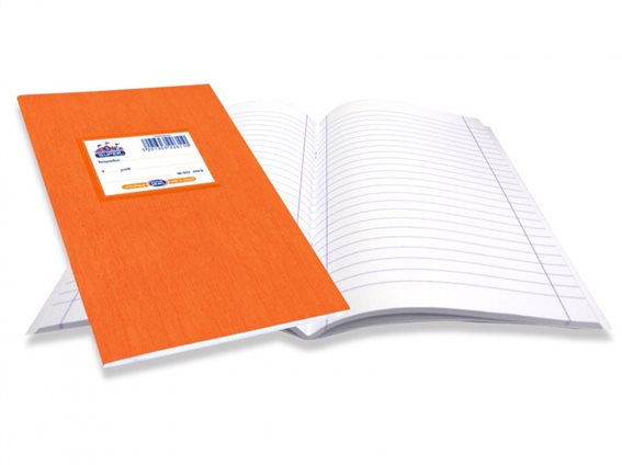 Skag Σετ Τετράδιο Ριγέ Β5 50φυλλο Super Διεθνές Color Πορτοκαλί 10τμχ
