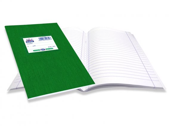 Skag Σετ Τετράδιο Ριγέ Β5 50φυλλο Super Διεθνές Color Πράσινα 10τμχ