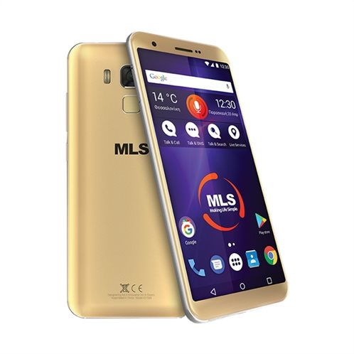 MLS Range 4G Κινητό Smartphone Gold Dual Sim
