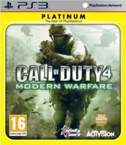 Activision Call Of Duty 4: Modern Warfare Playstation 3 PS3 Game