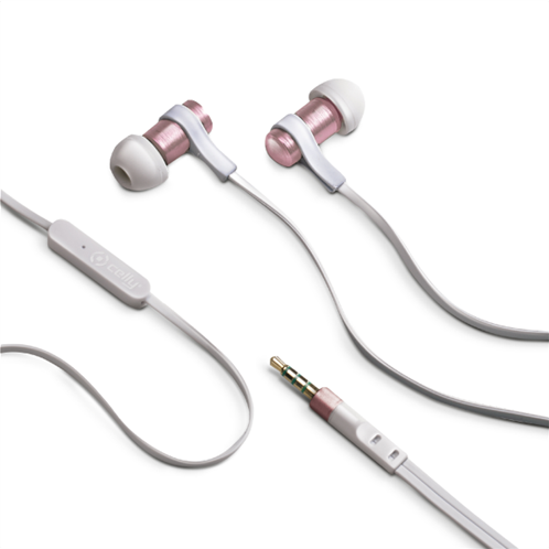 Celly Stereo Handsfree 3.5 mm Rose Gold