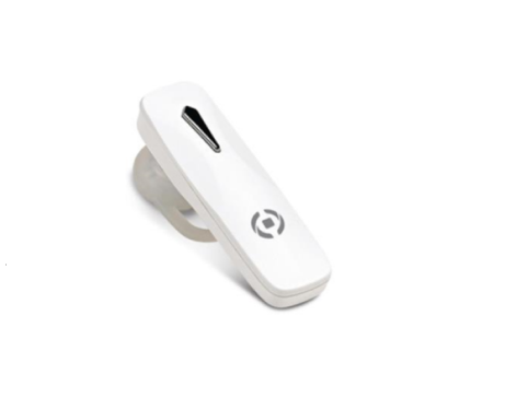 Celly Bluetooth Ακουστικό Headset BH10 Λευκό