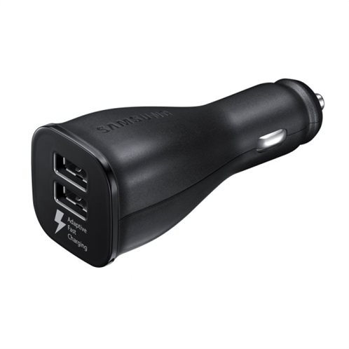Samsung Dual Fast charge Car Adapter Black