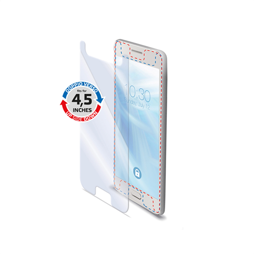 Celly Tempered Glass Universal up to 4.5"