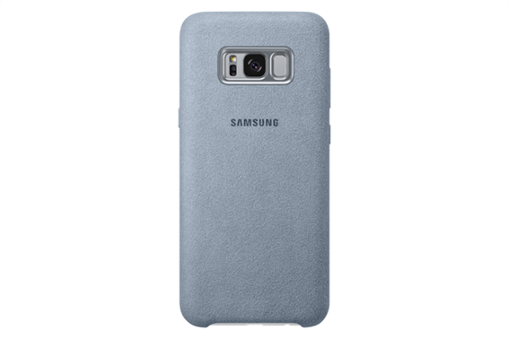 Samsung Alcantara Cover S8 Plus Silver Gray