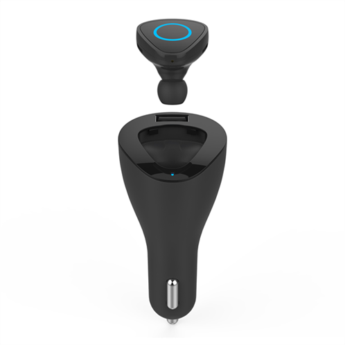 Celly Bluetooth Headset With Car Charger Black