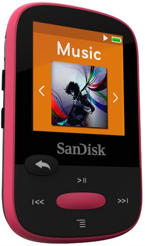 SanDisk MP3 Sansa Clip Sport 8GB Ροζ