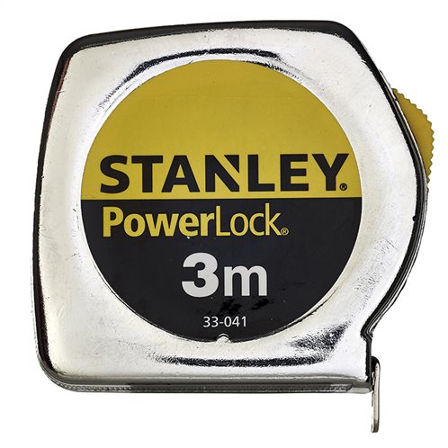 Stanley Powerlock μέτρo 3m με μεταλλικό κέλυφος 0-33-218